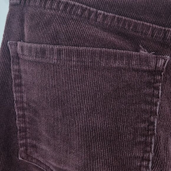 Volcom Super Stoned Shimmy Ankle Corduroy Pants 26 Waist Size 3/26 Burgundy - Picture 11 of 16